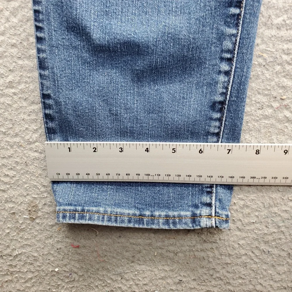 American Eagle Jeans Mens 33X34 Blue Denim Stretch Airflex Athletic Straight Leg